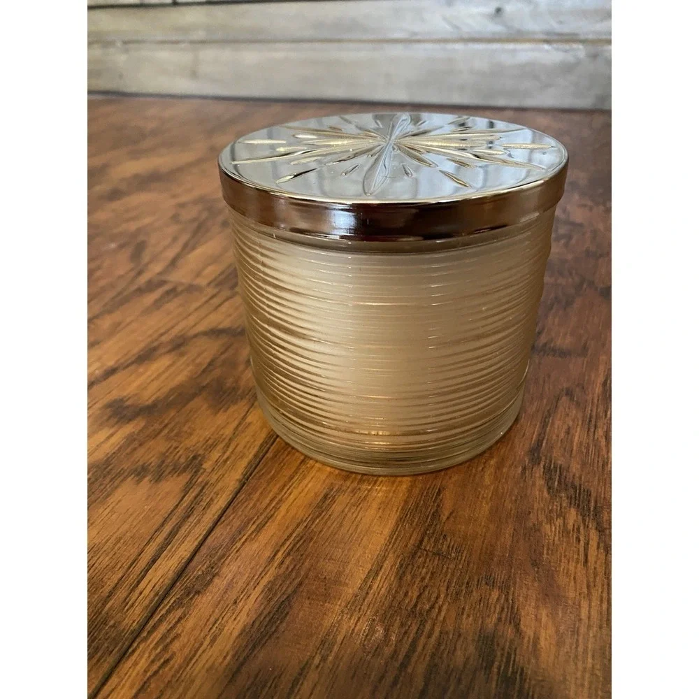 BATH & BODY WORKS Winter 3-WICK WAX CANDLE 14.5 New White Neutral Cozy